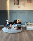 Coussin de sol LEMPI | bleu clair