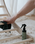 MAIJA washcloth | black-aspen green