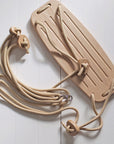 CLASSIC columpio | roble - cuerda beige