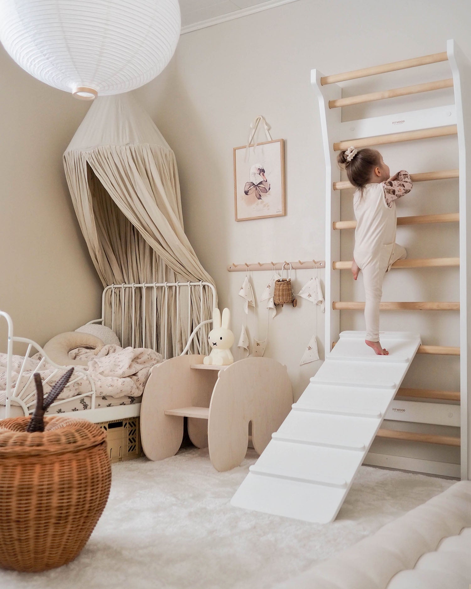 TAIMI MINI Sprossenwand | schwarz