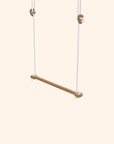 BONE trapeze | oak - white rope