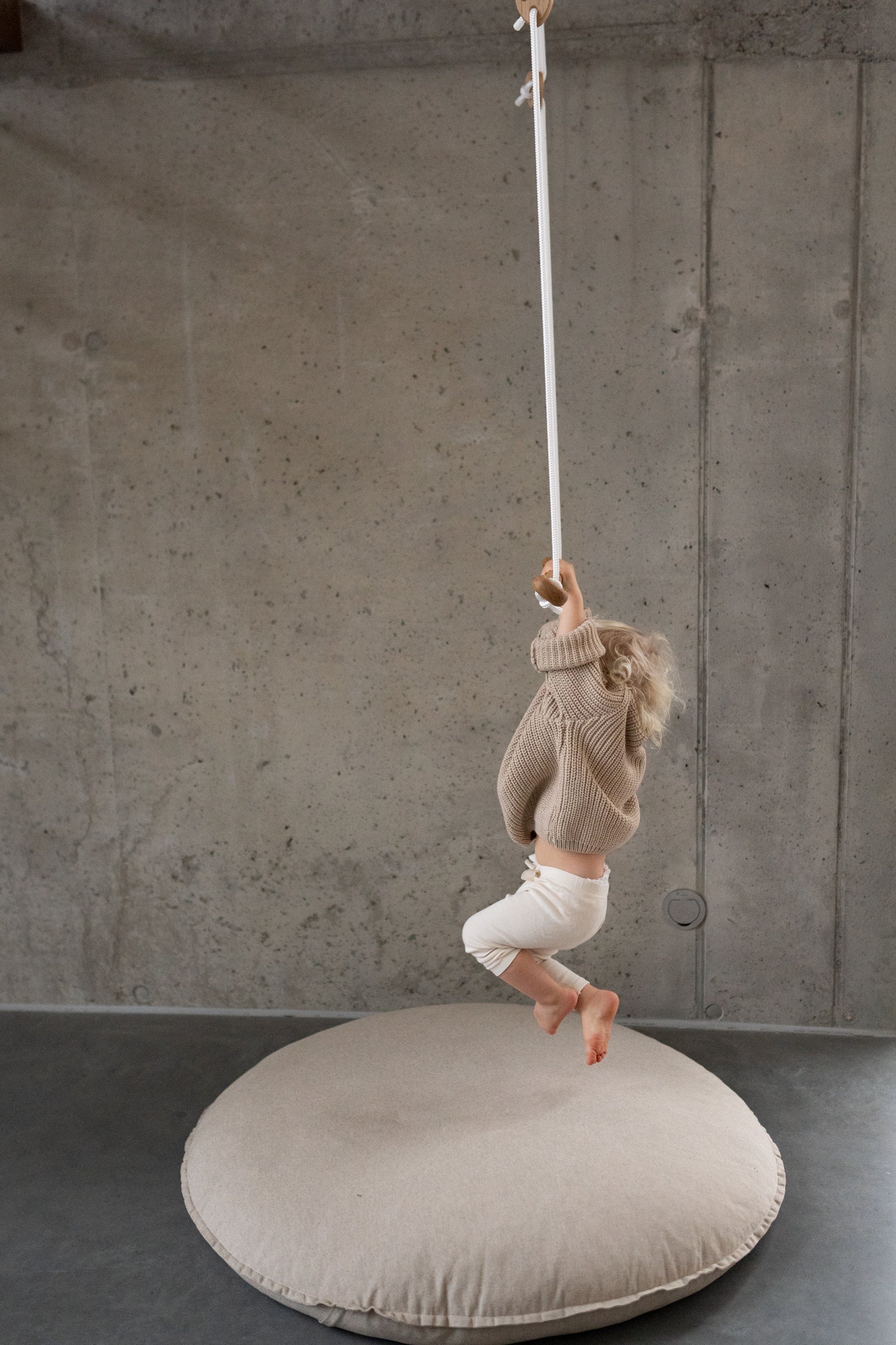 BONE trapetsi | tammi - valkoinen köysi