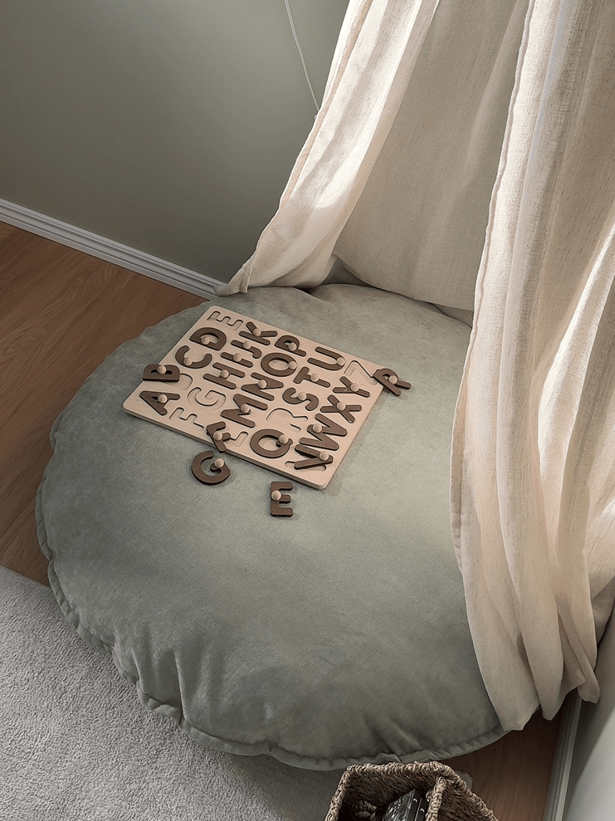 LEMPI floor cushion | sage