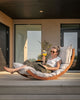 Chaise longue d’extérieur LAAKSO | marron