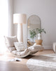 Chaise longue à bascule LAAKSO | beige