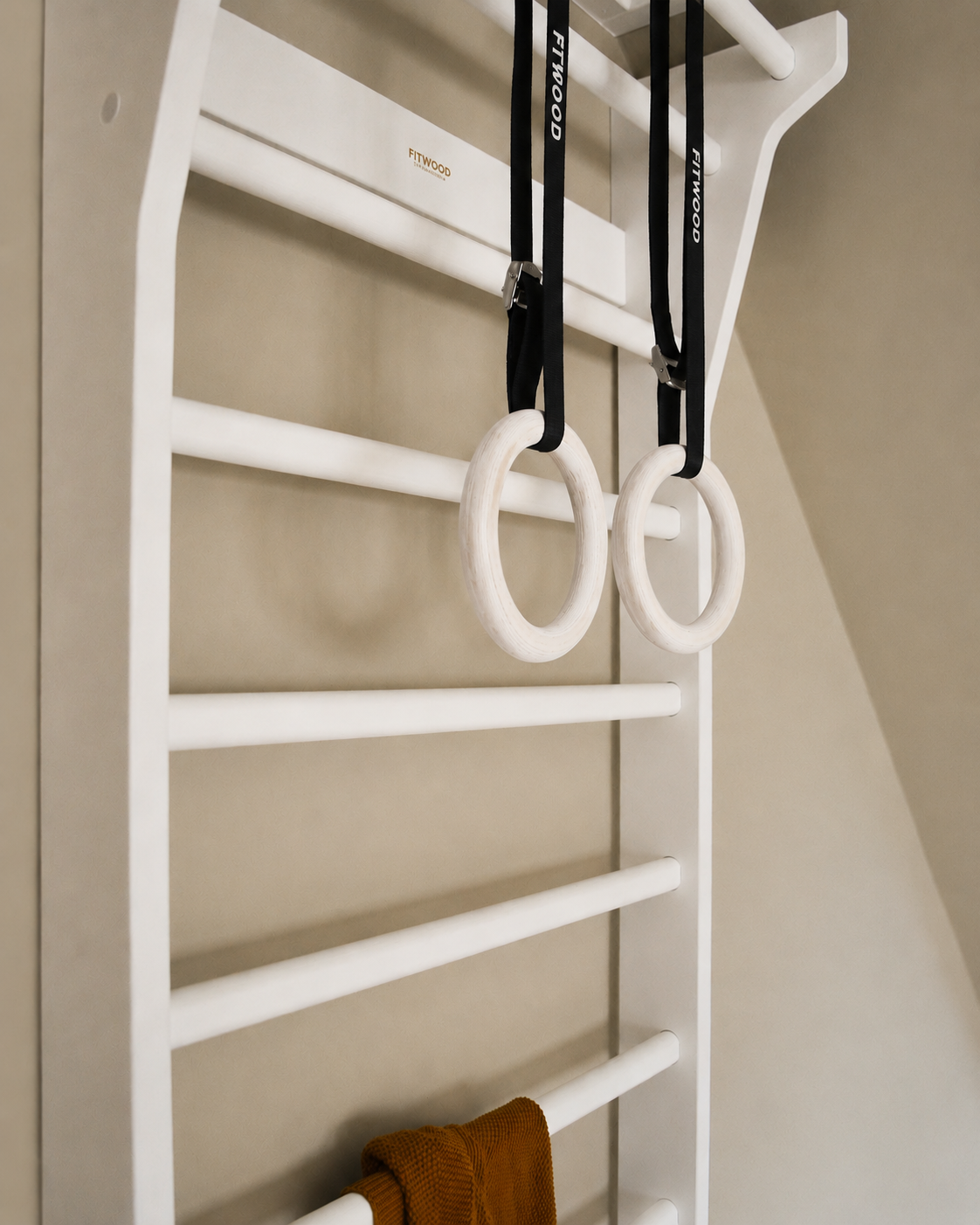 ULPU MINI anelli da ginnstica | bianco cerato