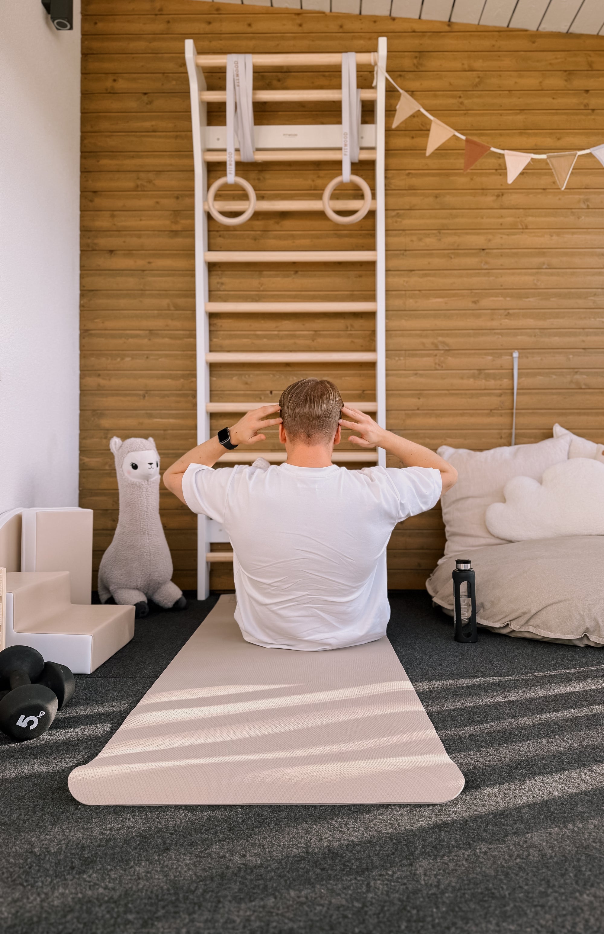 TAIMI spalliera | bianco - betulla